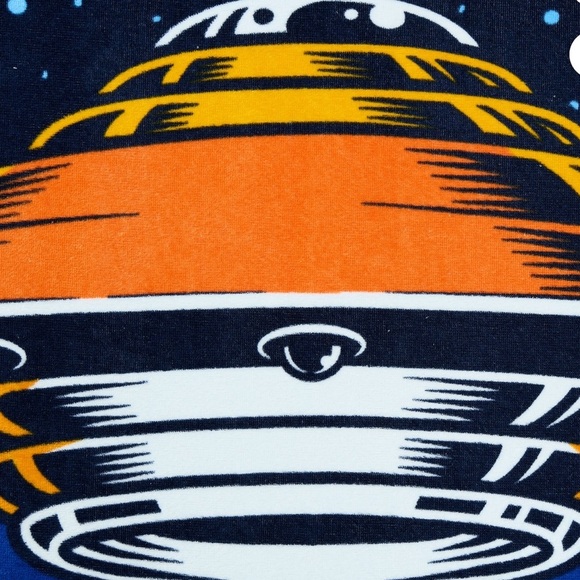 Mainstays Cotton Blend Alien Beach Towel, 28" x 60" - Picture 5 of 5